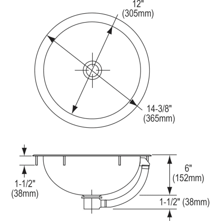 A large image of the Elkay RLLVR12 Elkay-RLLVR12-Specification Image