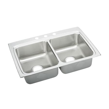A large image of the Elkay LRADQ332245 1 Faucet Hole
