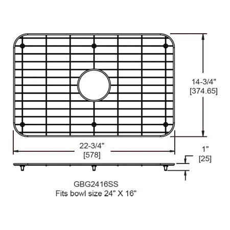 A large image of the Elkay GBG2416SS Alternate View