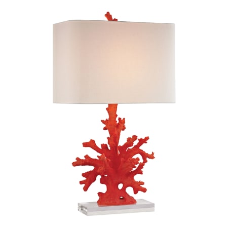 A large image of the Elk Home D2493 Red Coral