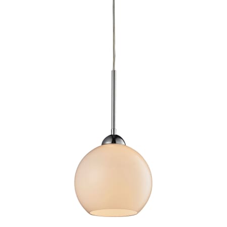 A large image of the Elk Lighting 10240/1WH Polished Chrome