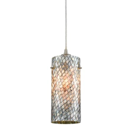 A large image of the Elk Lighting 10447/1 Satin Nickel