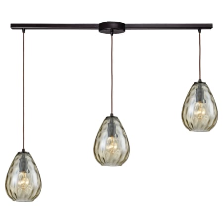 A large image of the Elk Lighting 10780/3L Oil Rubbed Bronze