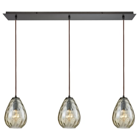 A large image of the Elk Lighting 10780/3LP Oil Rubbed Bronze