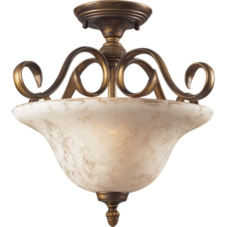 A large image of the Elk Lighting 2476/2 Weathered Umber