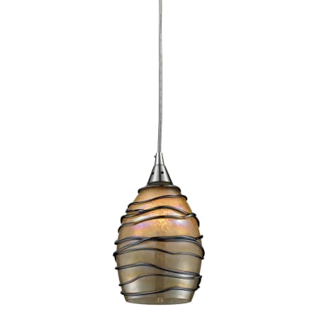 A large image of the Elk Lighting 31142/1 Satin Nickel