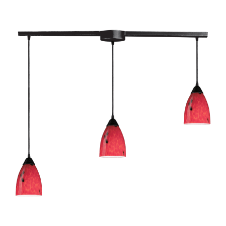 A large image of the Elk Lighting 406-3L Fire Red