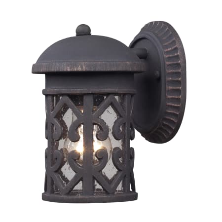 A large image of the Elk Lighting 42065/1 Weathered Charcoal