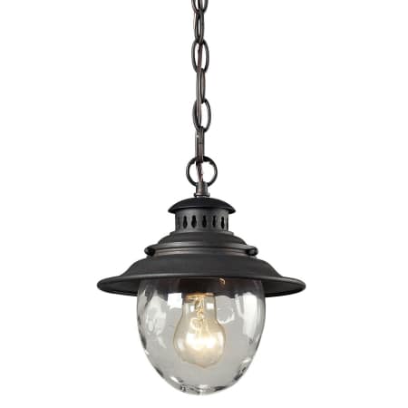 A large image of the Elk Lighting 45041/1 Weathered Charcoal