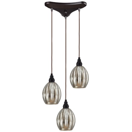 A large image of the Elk Lighting 46007/3 Oiled Bronze
