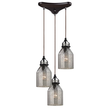 A large image of the Elk Lighting 46009/3 Oil Rubbed Bronze