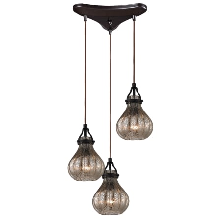 A large image of the Elk Lighting 46024/3 Oil Rubbed Bronze