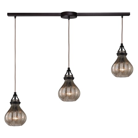 A large image of the Elk Lighting 46024/3L Oil Rubbed Bronze