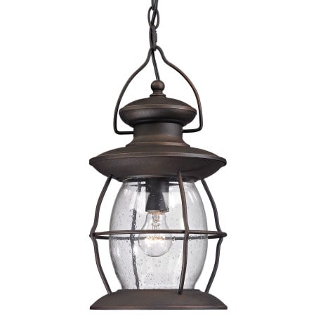 A large image of the Elk Lighting 47043/1 Weathered Charcoal
