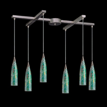 A large image of the Elk Lighting 501-6 Emerald