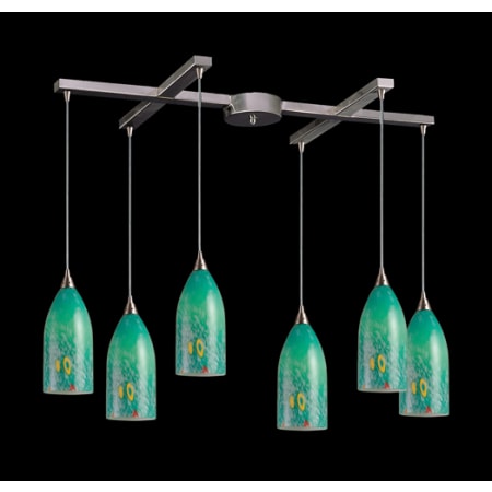 A large image of the Elk Lighting 502-6 Emerald