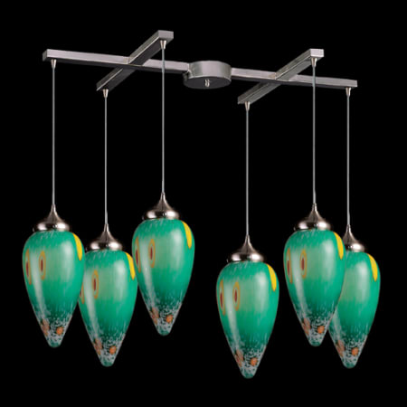 A large image of the Elk Lighting 503-6 Emerald
