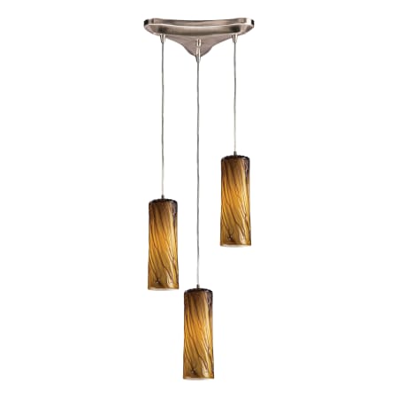 A large image of the Elk Lighting 551-3 Maple Amber