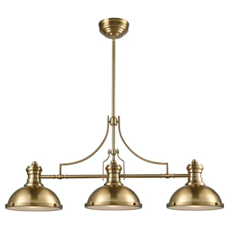 A large image of the Elk Lighting 66595-3 Linear Pendant with Canopy