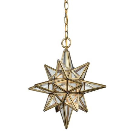 A large image of the Elk Lighting 72154/1 Brushed Brass