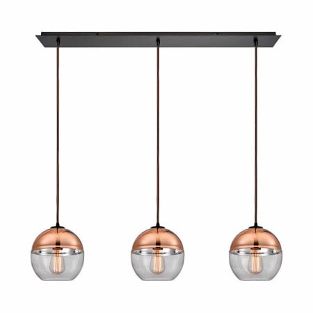 A large image of the Elk Lighting 10490/3LP Oil Rubbed Bronze