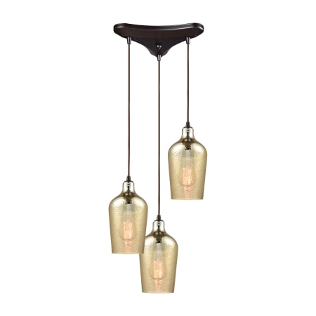 A large image of the Elk Lighting 10840/3 Oil Rubbed Bronze