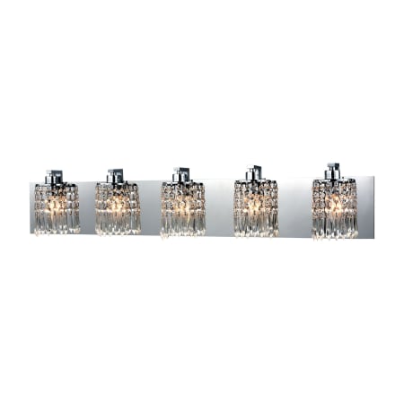 A large image of the Elk Lighting 11239/5-LED Polished Chrome