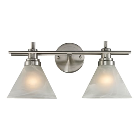 A large image of the Elk Lighting 11401/2 Brushed Nickel