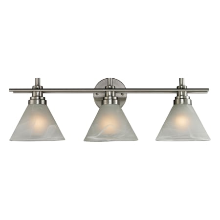 A large image of the Elk Lighting 11402/3-LED Brushed Nickel