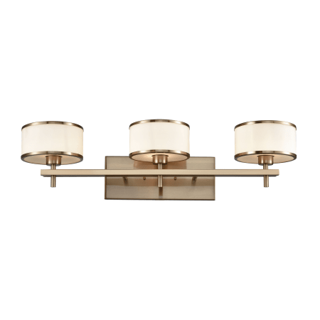 A large image of the Elk Lighting 11617/3 Satin Brass