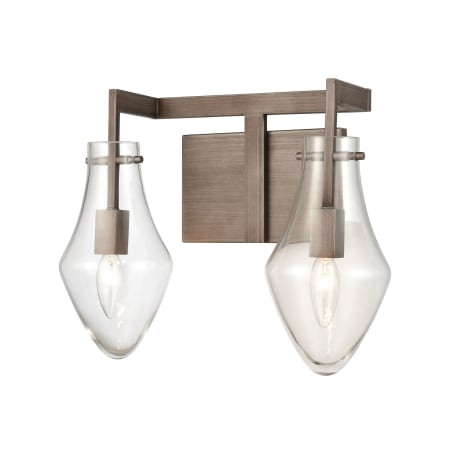 A large image of the Elk Lighting 12292/2 Weathered Zinc