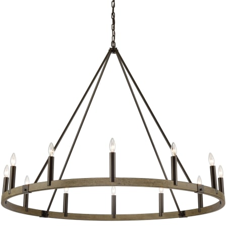 A large image of the Elk Lighting 12318/12 Oil Rubbed Bronze / Aspen
