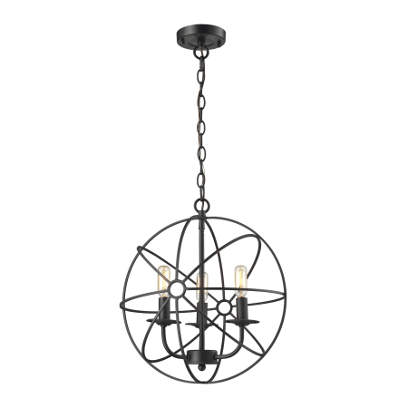 A large image of the Elk Lighting 14243/3 Oil Rubbed Bronze