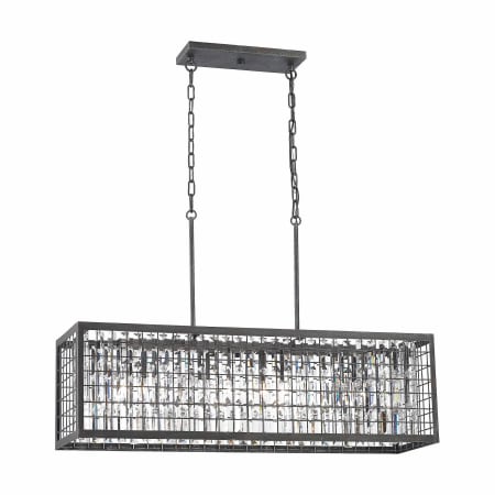 A large image of the Elk Lighting 14341/4 Silverdust Iron
