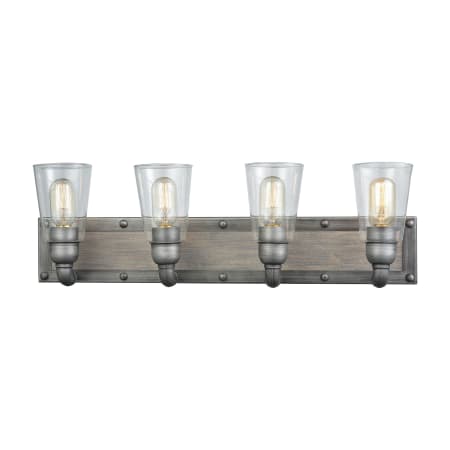 A large image of the Elk Lighting 14473/4 Weathered Zinc