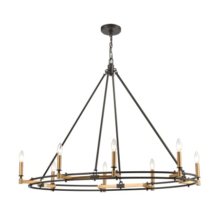 A large image of the Elk Lighting 15607/8 Oil Rubbed Bronze / Satin Brass