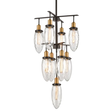 A large image of the Elk Lighting 16328/9 Oil Rubbed Bronze / Antique Brass