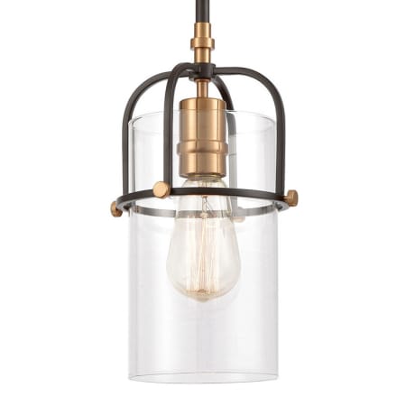 A large image of the Elk Lighting 21181/1 Oil Rubbed Bronze / Satin Brass