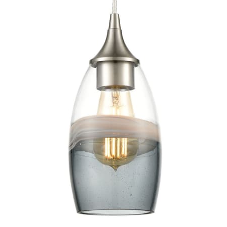 A large image of the Elk Lighting 25098/1 Satin Nickel