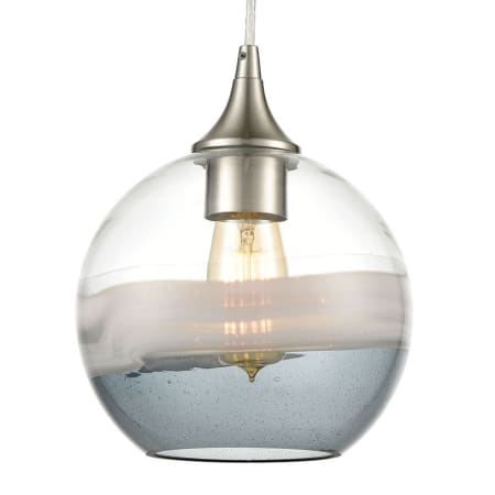 A large image of the Elk Lighting 25099/1 Satin Nickel