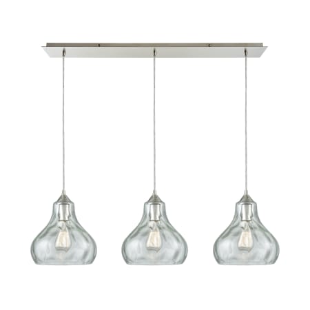 A large image of the Elk Lighting 25100/3LP Satin Nickel