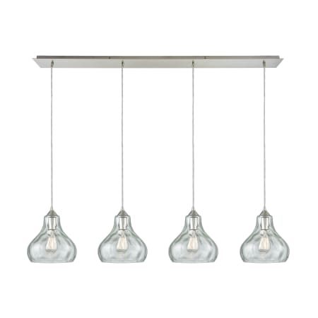 A large image of the Elk Lighting 25100/4LP Satin Nickel