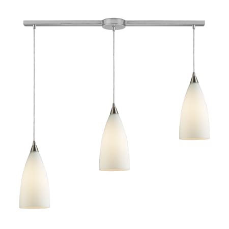 A large image of the Elk Lighting 2580/3L Satin Nickel