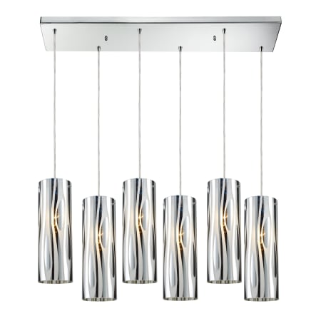 A large image of the Elk Lighting 31078/6RC Polished Chrome