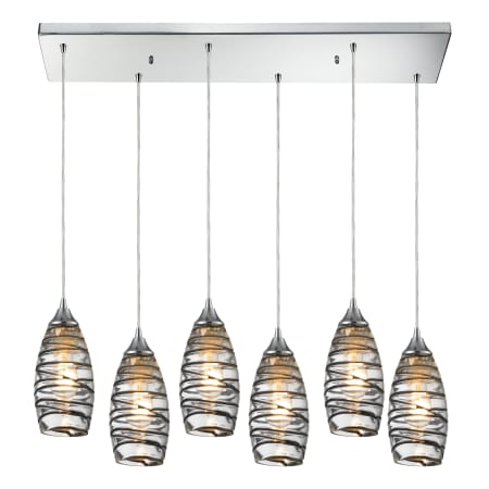 A large image of the Elk Lighting 31338/6RC Vine Wrap