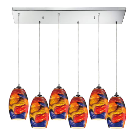 A large image of the Elk Lighting 31339/6RC Polished Chrome