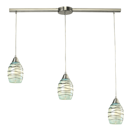 A large image of the Elk Lighting 31348/3L-MN Satin Nickel