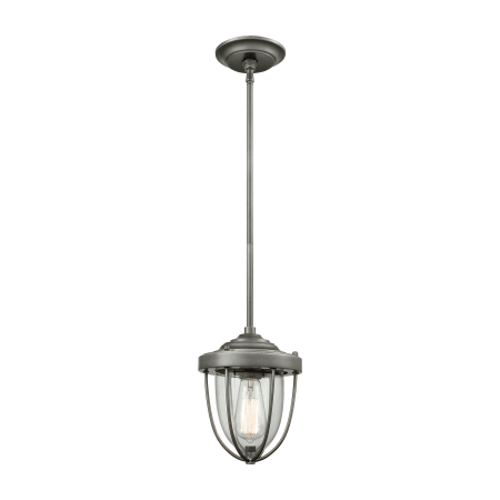 A large image of the Elk Lighting 33100/1 Weathered Zinc