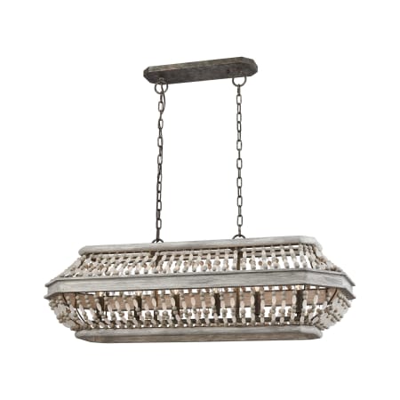 A large image of the Elk Lighting 33192/6 Washed Gray / Malted Rust