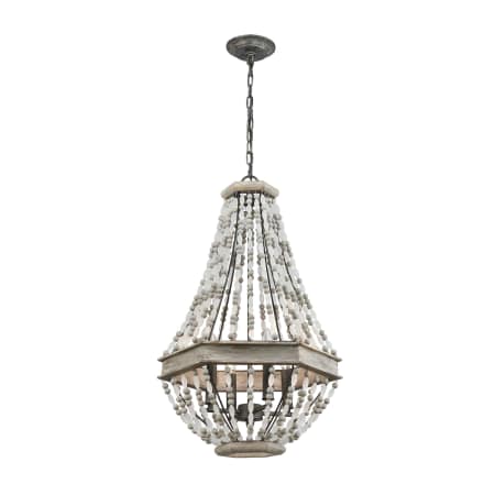 A large image of the Elk Lighting 33193/4 Washed Gray / Malted Rust